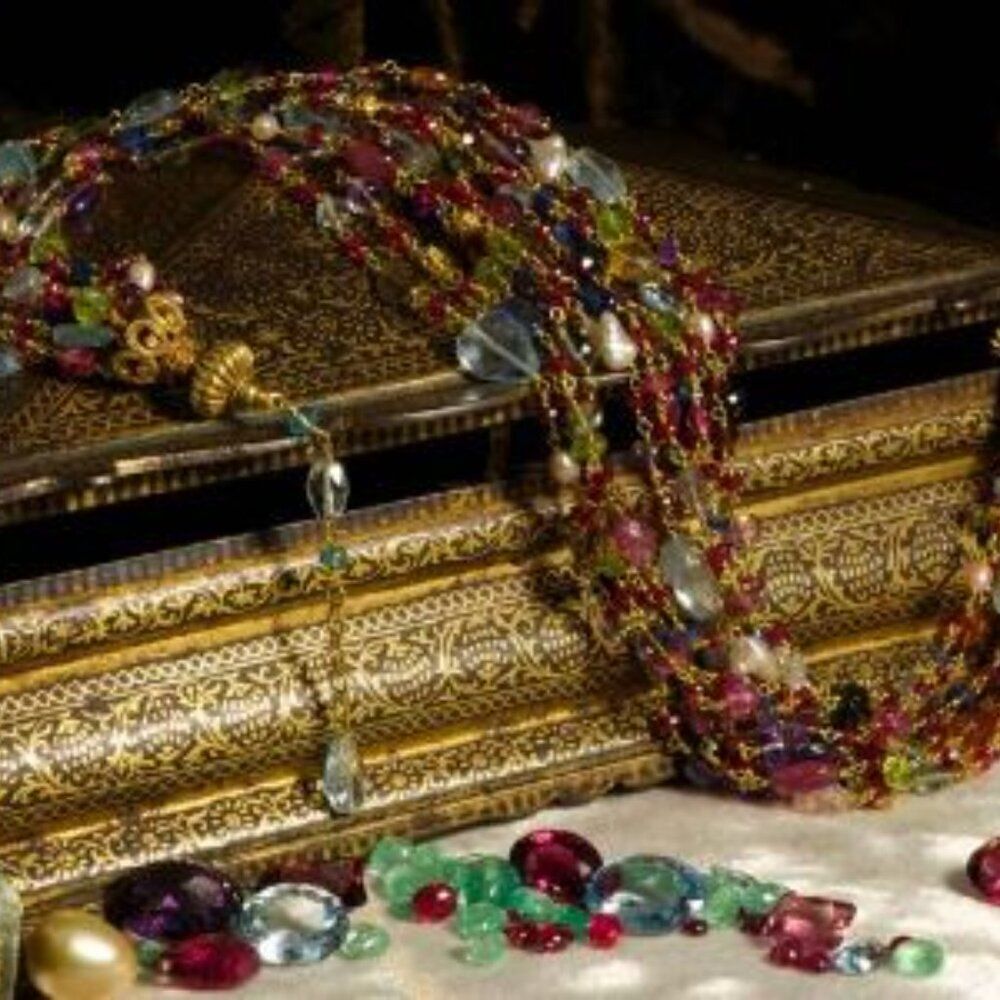 Genuine Venetian Bead Necklace and Bracelet, purchased in Venice. - Picture 9 of 9